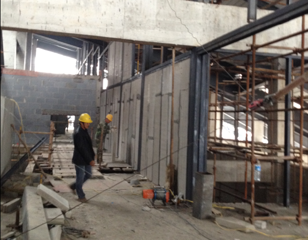 武漢國博內部隔墻板工程展示五