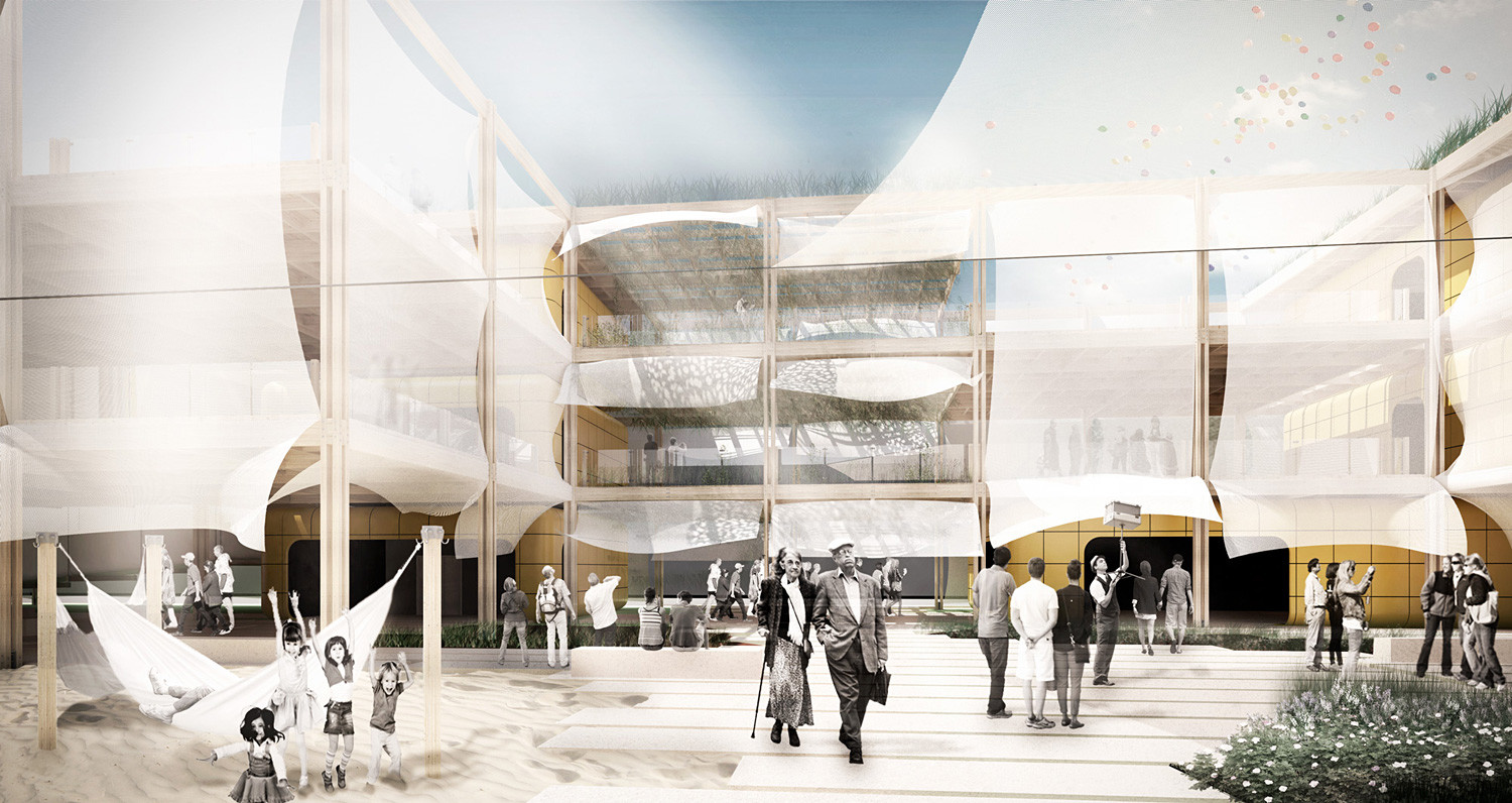 因此，基于補償原理，該館的項目非常終將在一個對象中的城市存在的建立，高舉技術充足，對準其民事功能，準確的按照計劃的要求，但也警覺的富有吸引力的義務，友好的游客和視覺刺激。&rdquo;